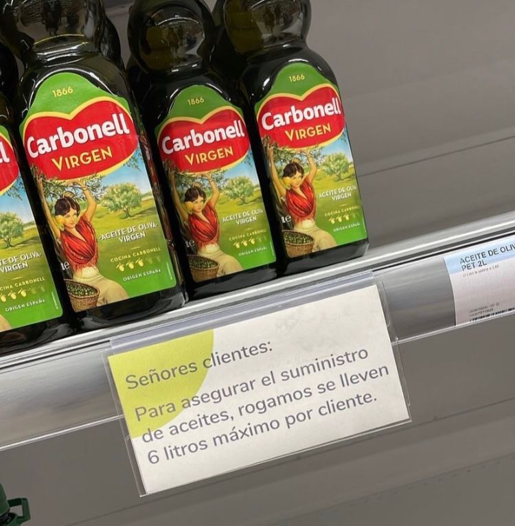 Control de comPras e inflación se dispara en España la tasa más alta desde 1985