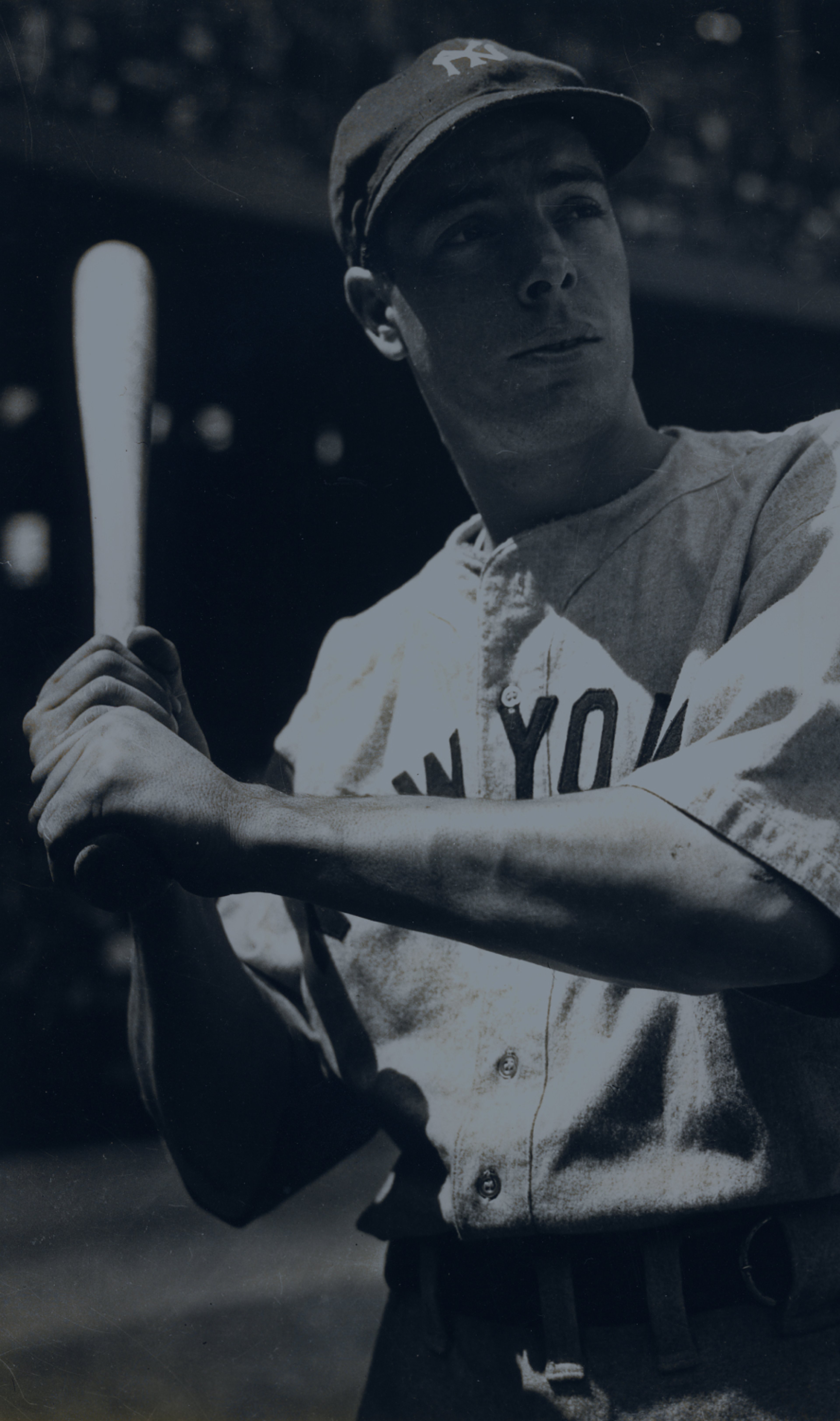 Joe DiMaggio at bat