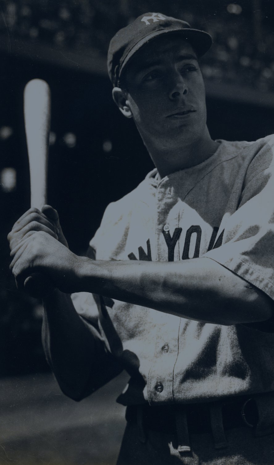 Joe DiMaggio at bat