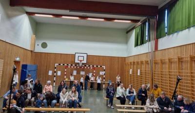 4. trinn Nordli skole inviterte hele bygda til batterikveld