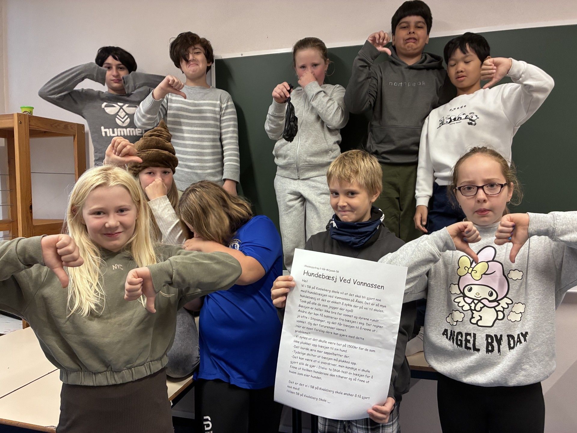 Innspill fra 5B Kvaleberg skole
