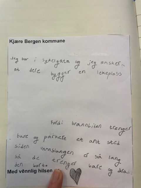 svar fra 3 B ved Paradis skole