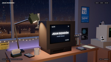 Portfolio 3D experience - Three.js