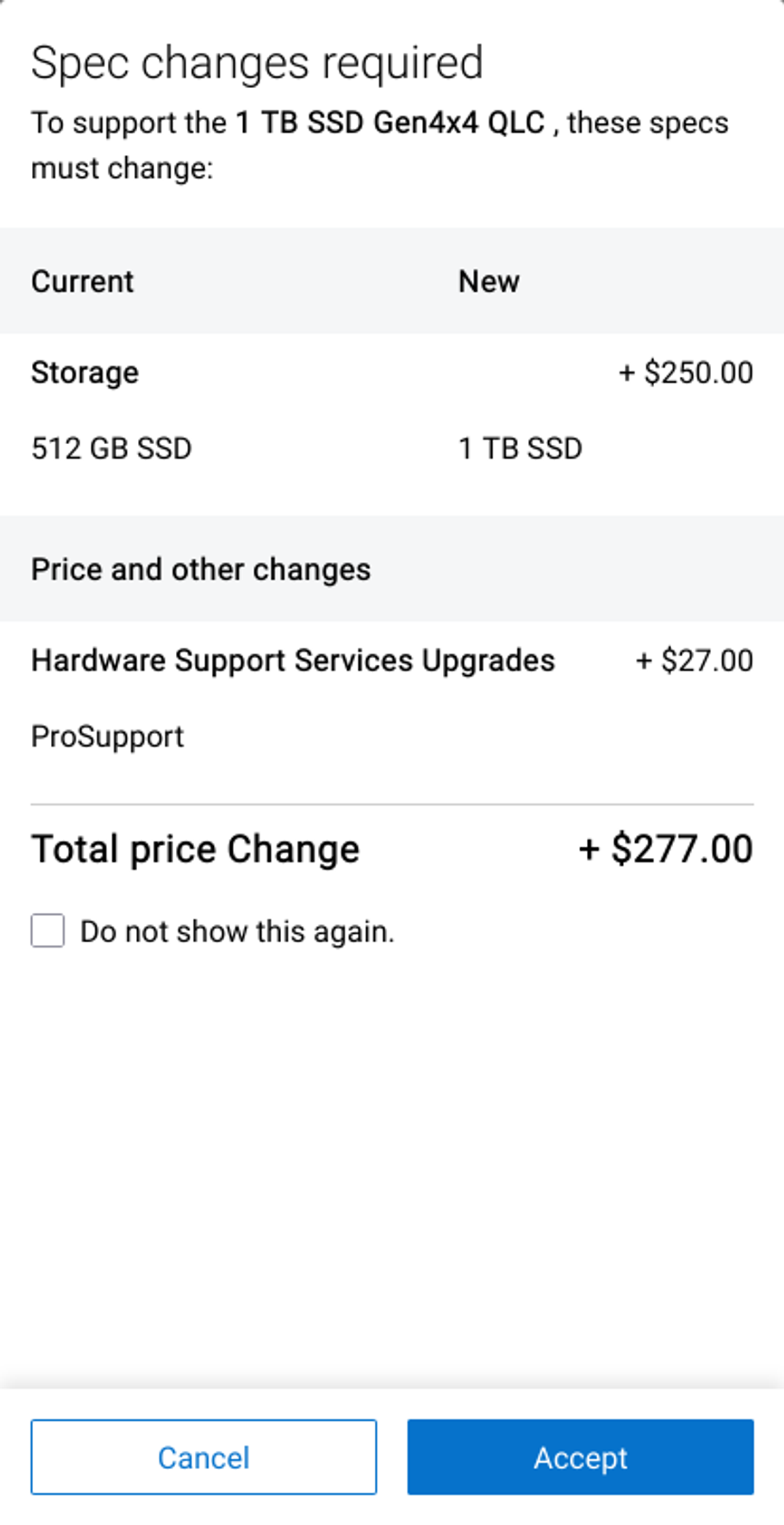 Actual linked-change confirmation.