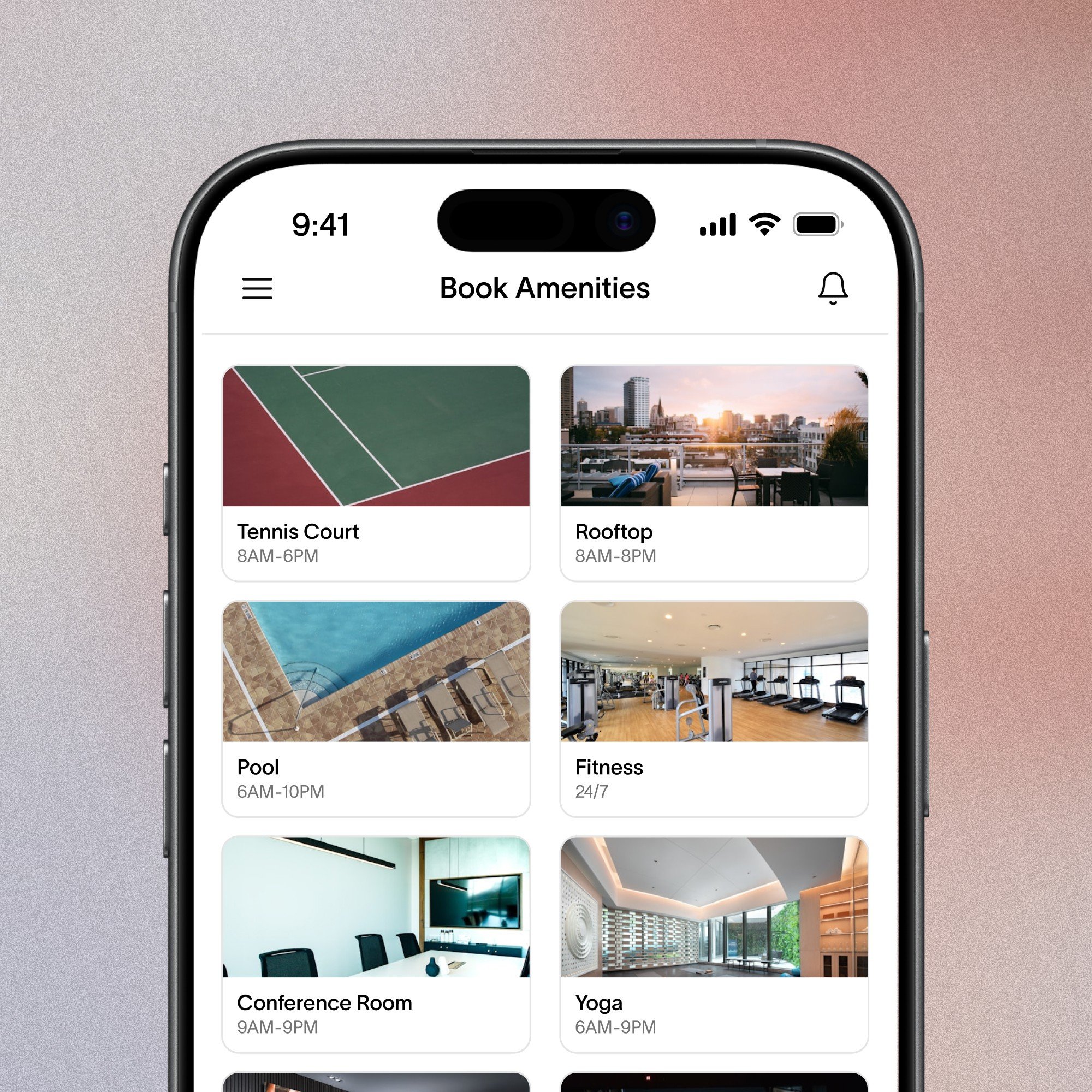 Book Amenities