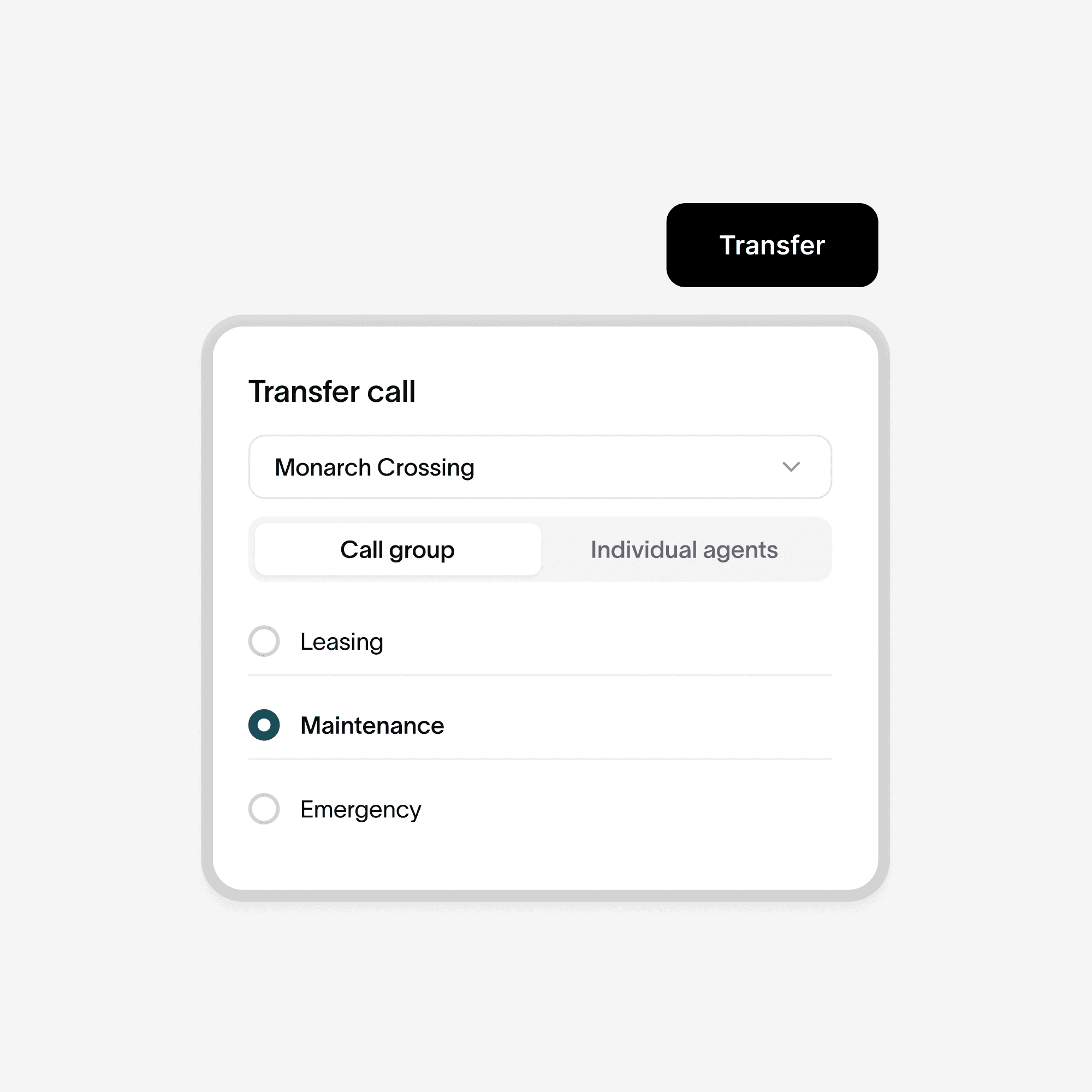 Hand off a live call without the runaround