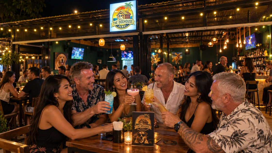The Pack at The Doghouse: Canine Sips by Bartender August