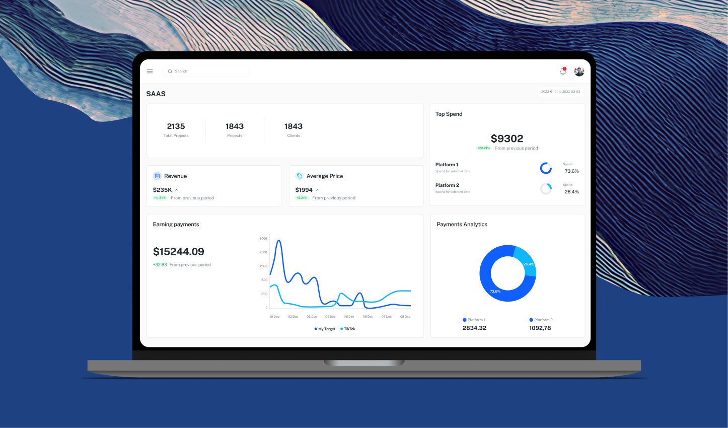 Client Portal for Mobile Ads Company