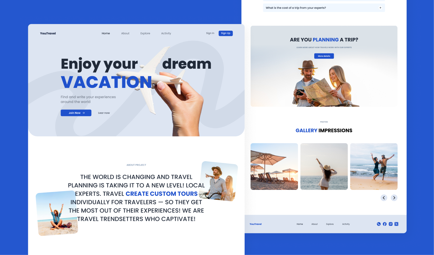 Comprehensive Hotel Booking Website for a Travel Company