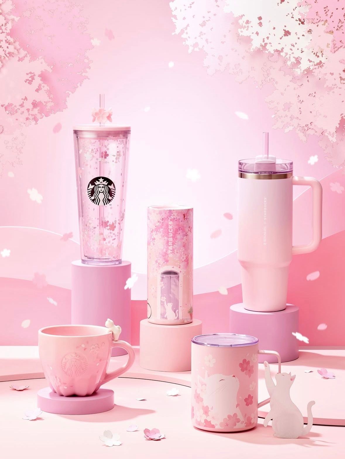 【韓国スタバ新作】2026年桜MDは「猫」が主役！全ラインナップ公開＆即完売必至のスタンレーコラボや限定バッグをチェック