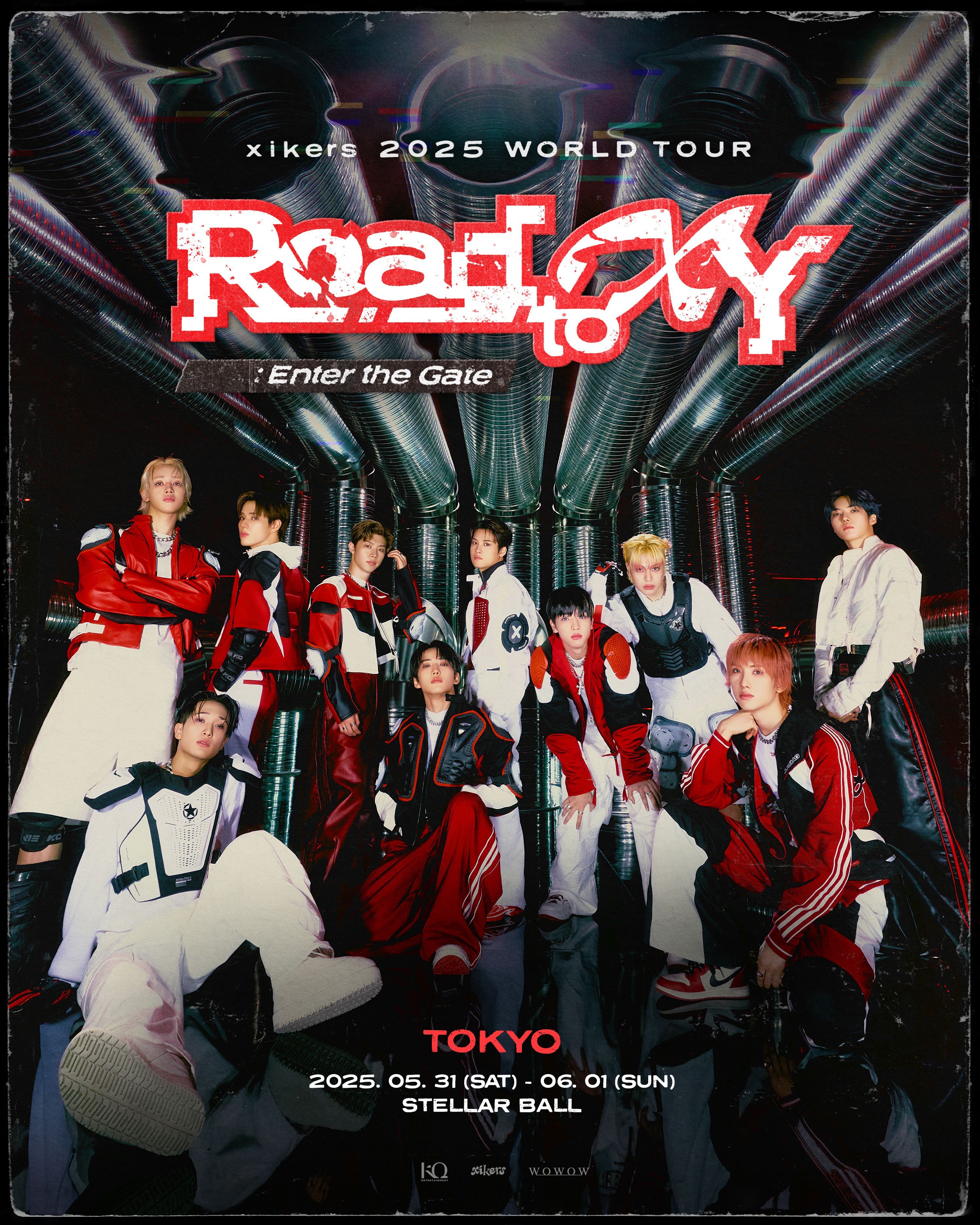 xikers、ジョンフン合流後初の日本単独公演がついに実現！『Road to XY』東京公演、5/13より一般発売開始中