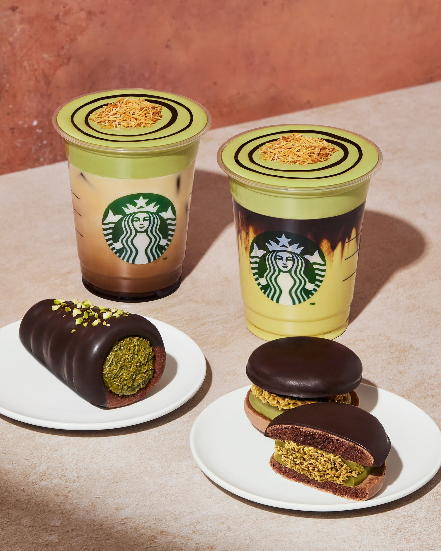 【韓国スタバ】ドバイチョコで話題の“カダイフ”が主役！「ピスタチオ＆チョコレート」シリーズが新登場