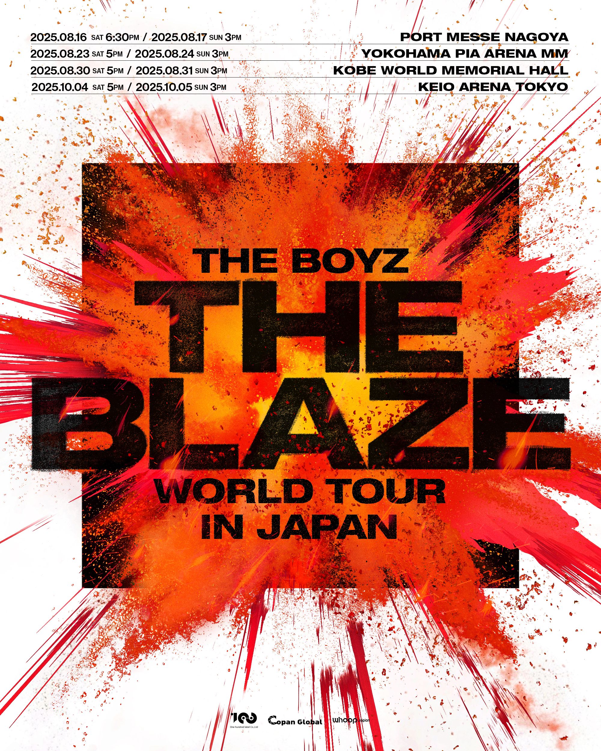 THE BOYZ、2025年ワールドツアー開催決定！日本全国4都市8公演で魅せる“THE BLAZE”の真髄