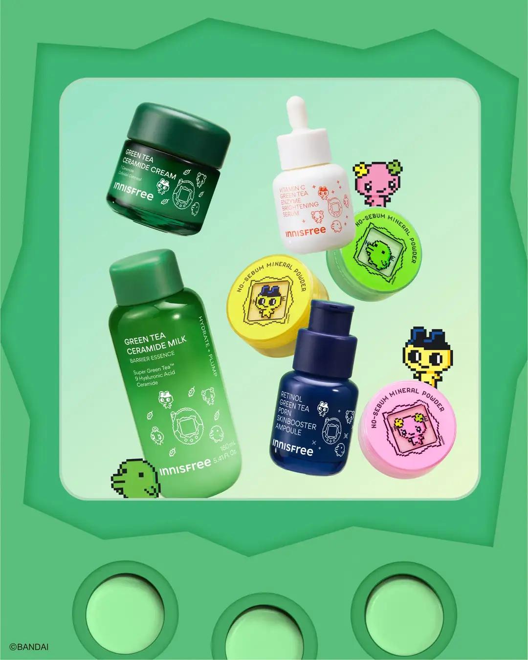  韓国innisfree×たまごっちが11月1日発売！日本限定コスメの価格・特典や韓国コラボグッズを紹介