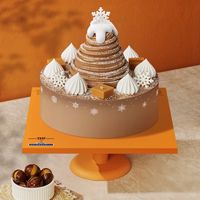 【韓国バスキンロビンス(サーティワン)】ギラデリ使用「ウィンター・ボム・スノーフォレスト」冬限定チョコレートケーキ登場