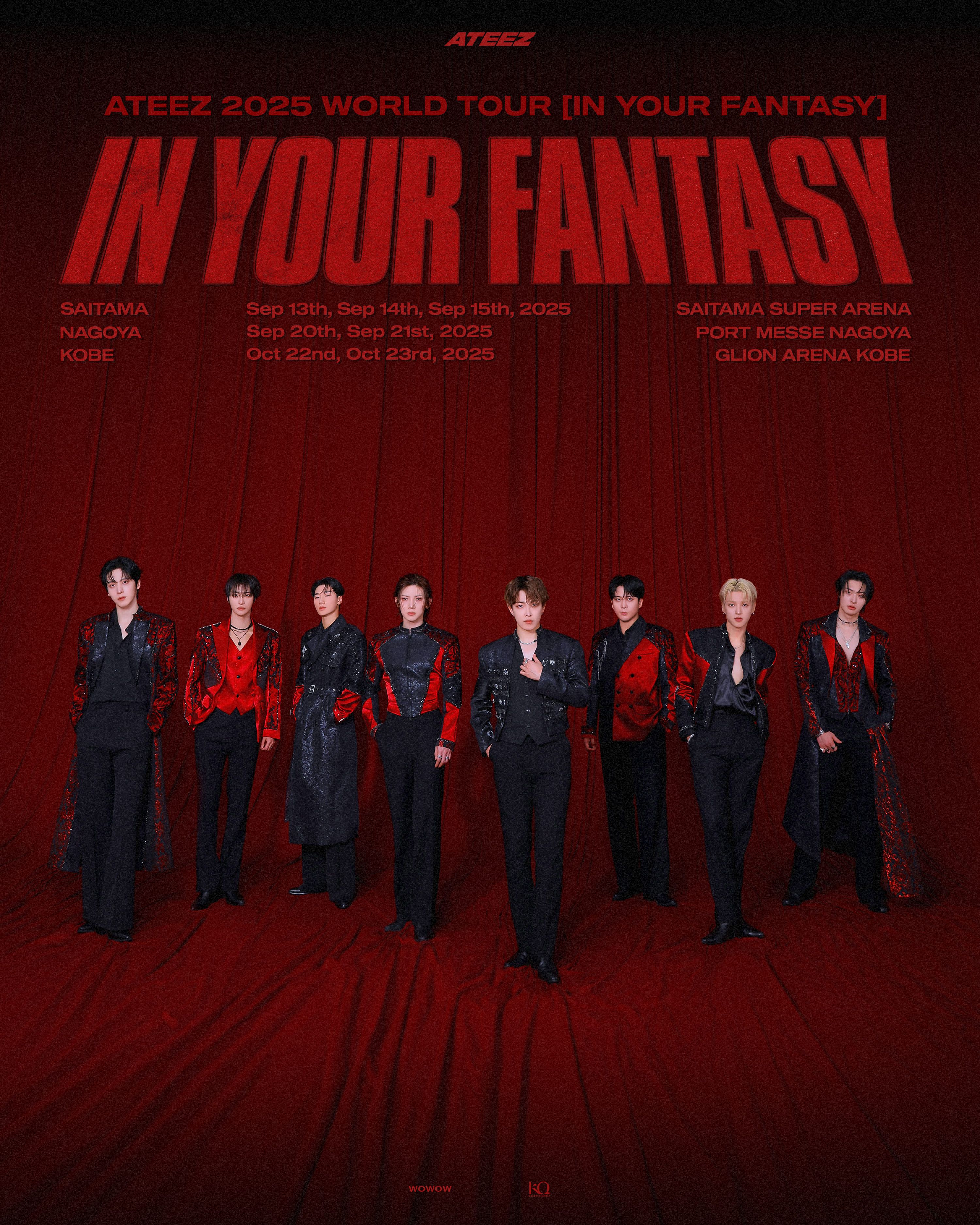 ATEEZ、9月より史上最大規模の日本アリーナツアー決定！8/11正午から一般販売開始