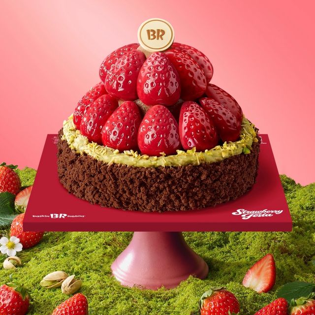 【韓国サーティワン】話題のドバイチョコが進化!新作「ドバイスタイル & ストロベリー」ケーキが登場