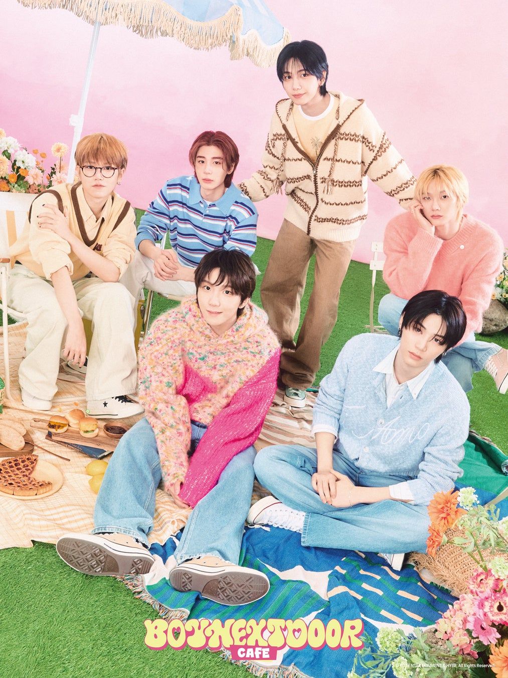 BOYNEXTDOOR CAFE「Sweet Lemonade」が今春オープン。春の恋の予感をテーマに、東京・大阪・愛知の3都市で期間限定開催