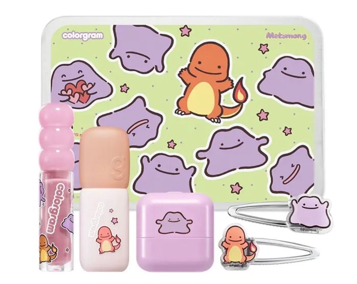 可愛すぎるメタモンに胸キュン！「colorgram × ポケモン」限定ティントセットがオリーブヤングに登場