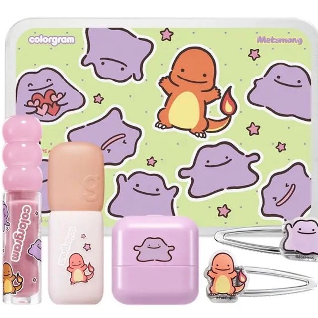 可愛すぎるメタモンに胸キュン!「colorgram × ポケモン」限定ティントセットがオリーブヤングに登場