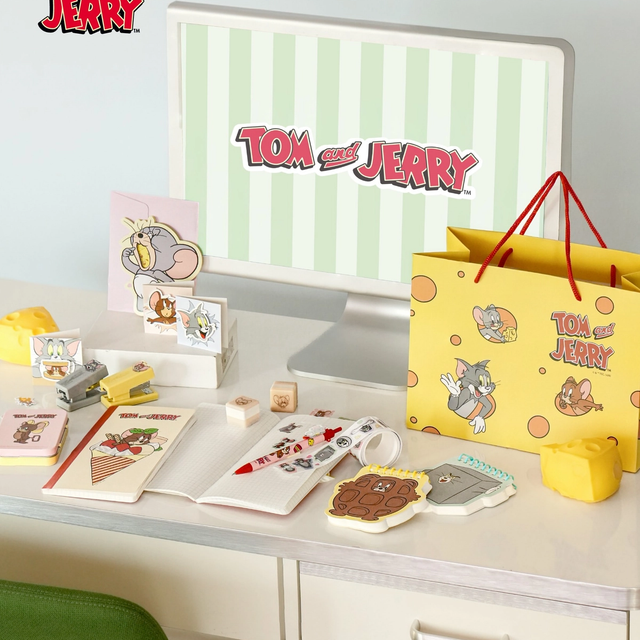 【韓国ダイソー】『トムとジェリー』コラボ🐱🐭の新作文具&雑貨が可愛すぎる!ラインナップをチェック