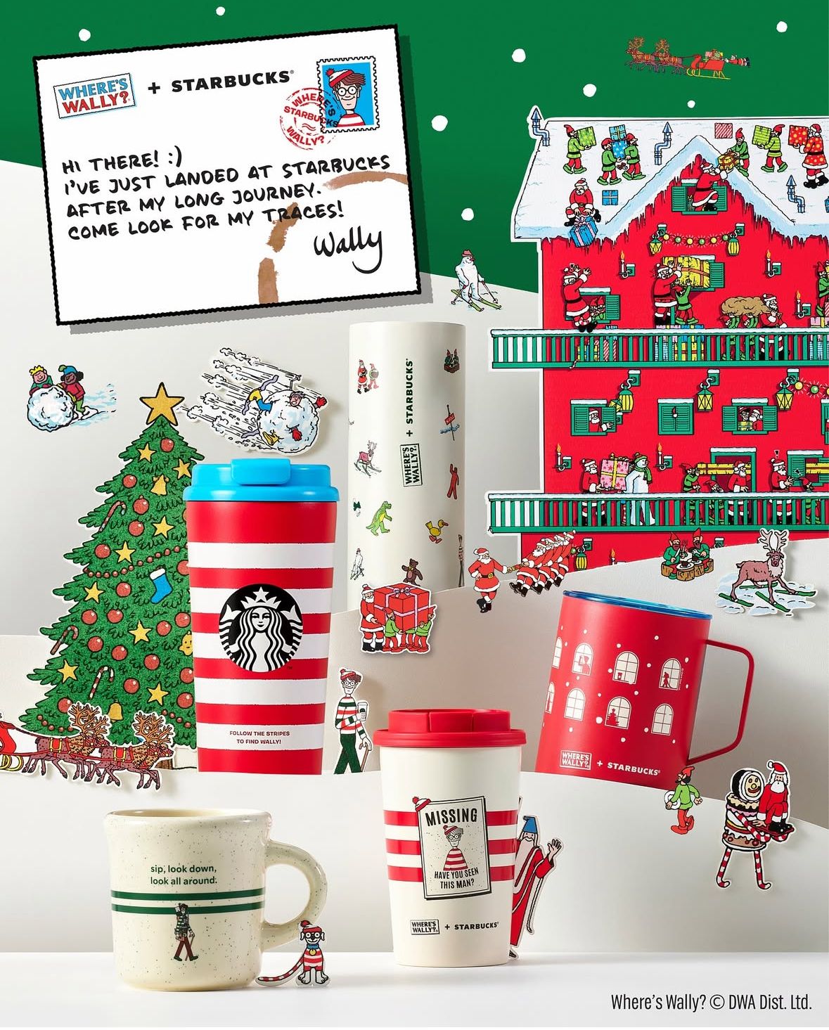 スターバックス韓国×「ウォーリーをさがせ！」限定コラボMD登場｜10月30日よりホリデー気分を盛り上げるアイテムが発売