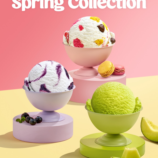 【韓国サーティワン】春の新作「Spring Collection」が登場!メロンやマカロンなど3つの限定フレーバーをチェック