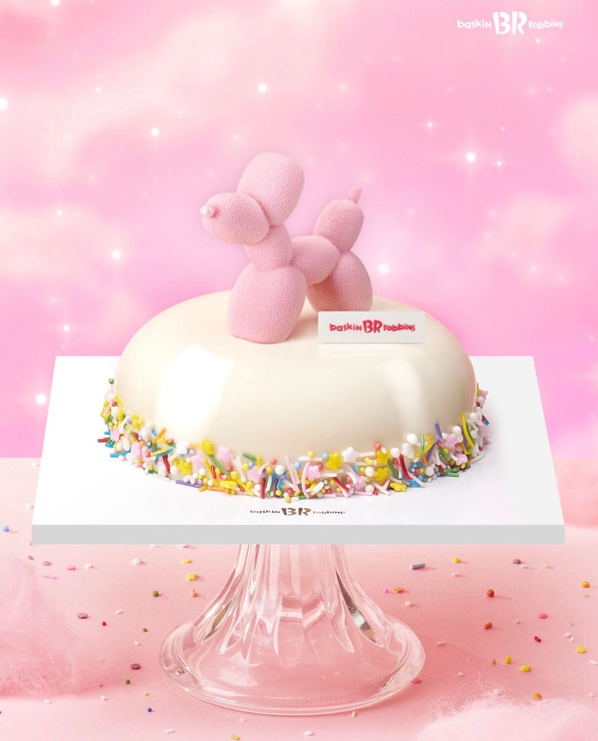 【韓国サーティワン】3月23日「国際子犬の日」を記念した新作ケーキが登場!バルーンアート風のパピーが可愛すぎると話題