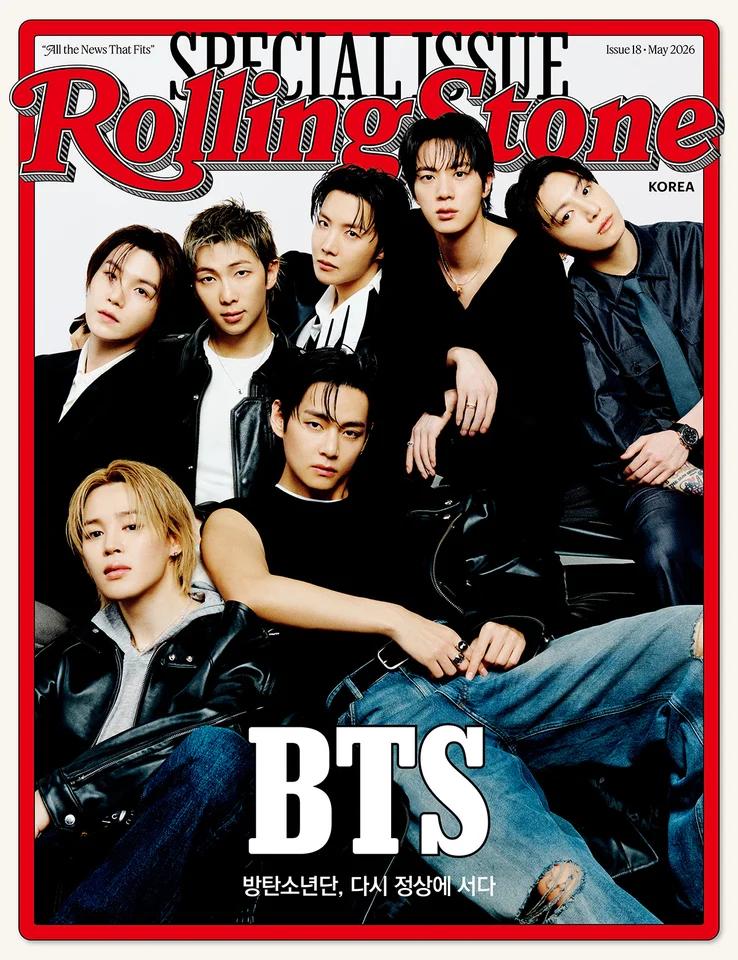 待望の活動再開！BTSが表紙の『Rolling Stone Korea』2026年最新号が日本国内で予約販売スタート