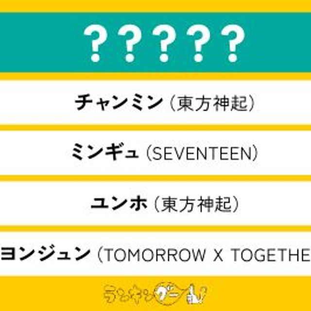 「韓国イケメンアイドル」ランキング発表!ASTROチャ・ウヌが1位に輝く!