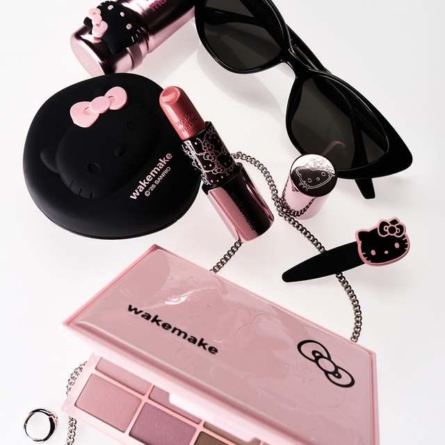 【WAKEMAKE×ハローキティ】4/1発売!「ブラックエディション」の全貌を公開。シックな黒リボンが可愛い限定ラインナップ