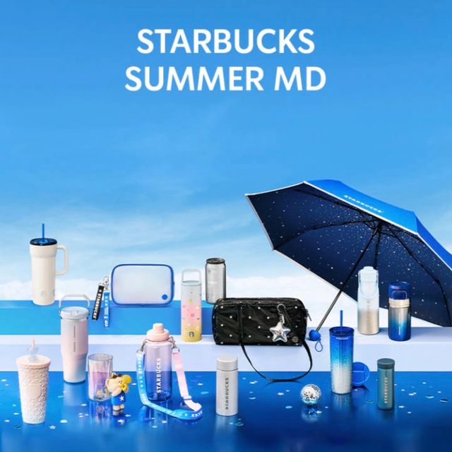 【韓国スタバ】2026年夏新作「SUMMER MD」を徹底紹介!爽やかブルー&満天の星空デザインに一目惚れ確実♡