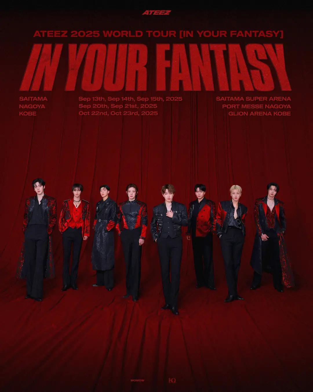 ATEEZ、9月から史上最大規模の日本アリーナツアー開催決定！FC2次先行スタート＆新ポスターも公開