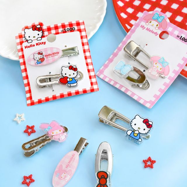 【韓国ダイソー】サンリオ新作の優秀ヘアアクセサリー大集合♡Y2K風クリップから前髪ピンまで総まとめ
