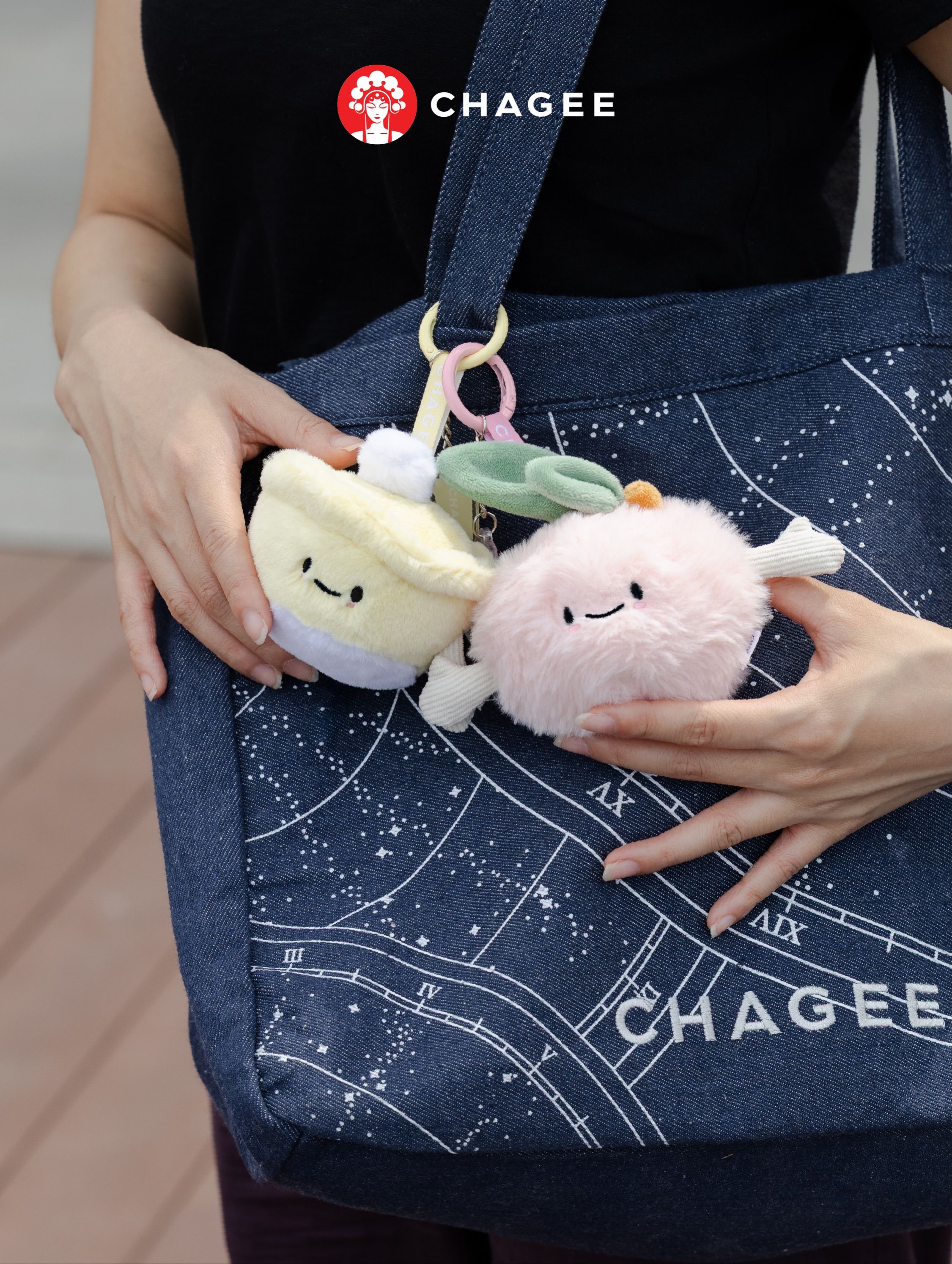 CHAGEE ぬいぐるみ マスコット 韓国CHAGEE】可愛すぎる！限定ぬいぐるみキーリング「Bes-Tea Brew | K
