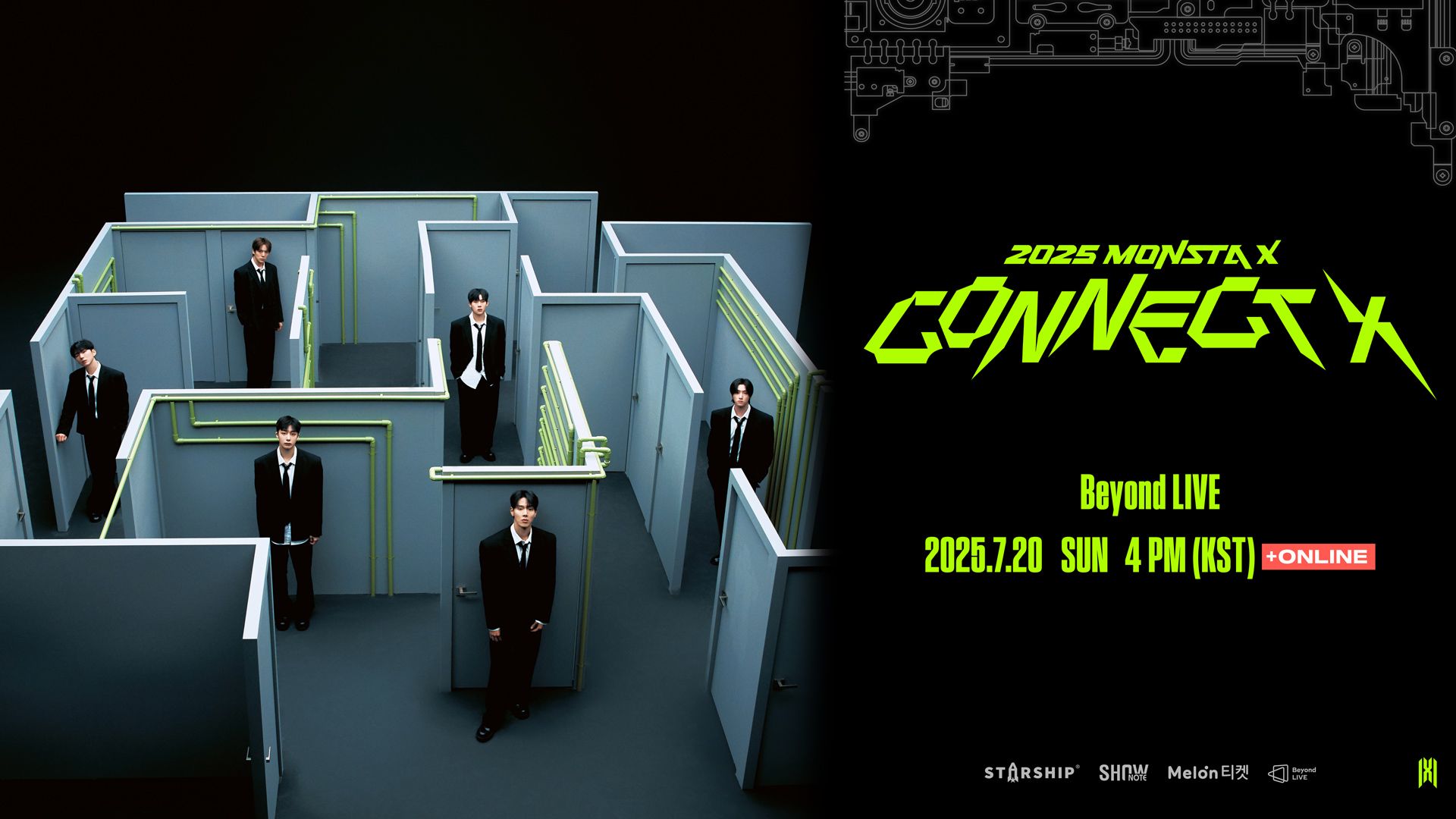 MONSTA X、完全体で3年ぶりに集結！デビュー10周年記念公演をBeyond LIVEで世界同時配信