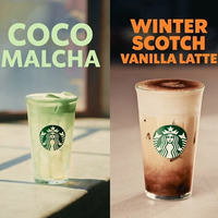 スターバックス韓国|「ココ抹茶」と「ウィンタースコッチバニララテ」登場!10月30日から冬限定メニュー販売開始☕️❄️