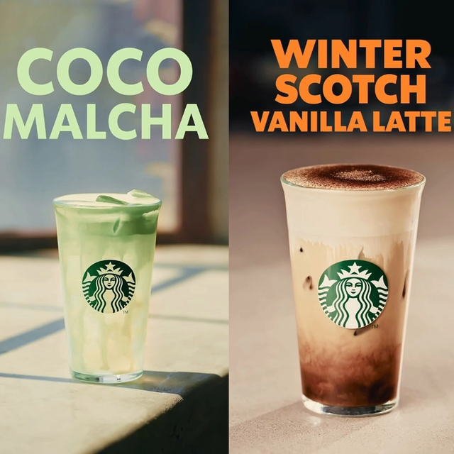 スターバックス韓国|「ココ抹茶」と「ウィンタースコッチバニララテ」登場!10月30日から冬限定メニュー販売開始☕️❄️