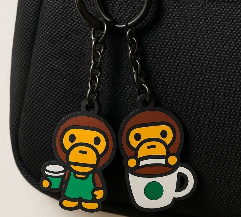 韓国スタバ × BAPE® 第二弾　BABY MILO® キーチェーン付きセットが9月26日発売