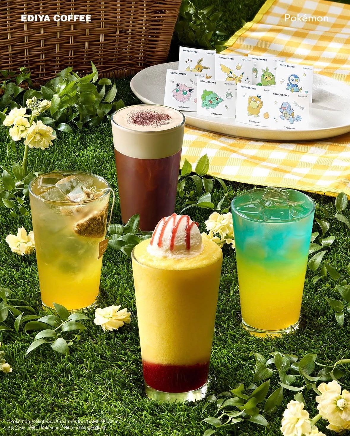 【韓国】EDIYA COFFEEがポケモンとコラボ！限定ドリンク＆可愛すぎるステッカーを今すぐチェック