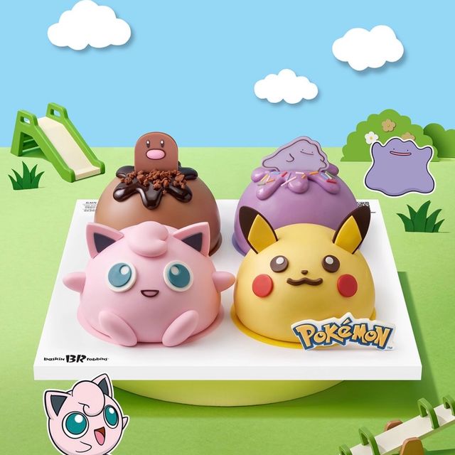 【韓国31】ピカチュウやメタモンが大集合!可愛すぎる新作アイスケーキ「集まれ!ポケモンたち」が登場💛