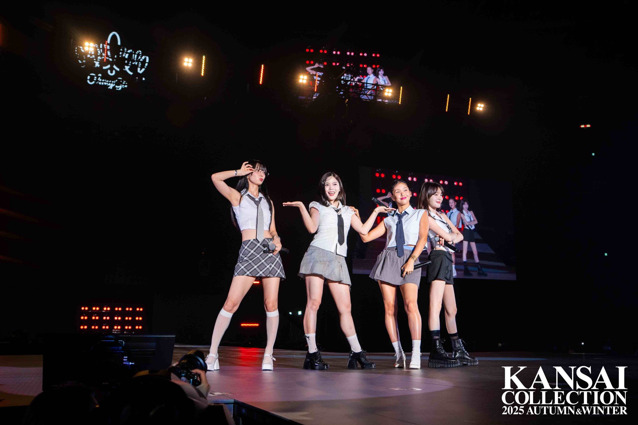 OH MY GIRL、京セラドームを爽やかに彩る　Dun Dun DanceからNonstopまで駆け抜けた3曲【KANSAI COLLECTION 2025 A/W】