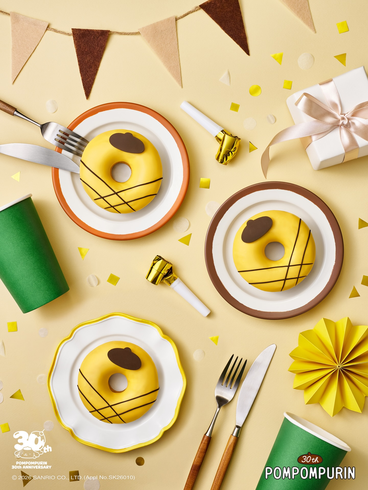 【韓国ダンキン】ポムポムプリン30周年記念！キャラメルとろける限定ドーナツ＆ドリンクが可愛すぎると話題