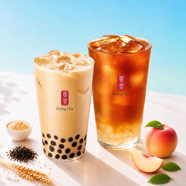 韓国ゴンチャに待望のヘルシー系ドリンクが登場!「低糖ミスカル」&「ゼロピーチウーロン」をチェック