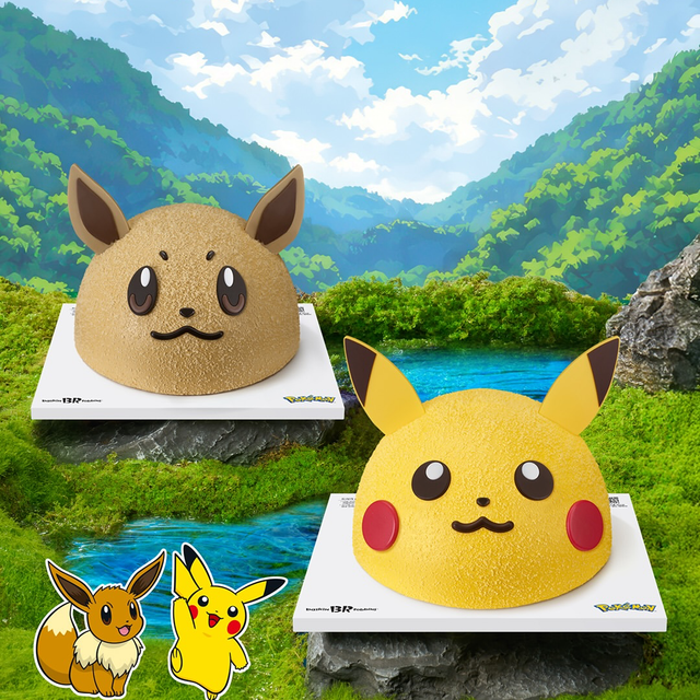 ポケモンコラボが可愛すぎて食べられない!?韓国31から「ピカチュウ&イーブイ」の新作アイスケーキが登場!