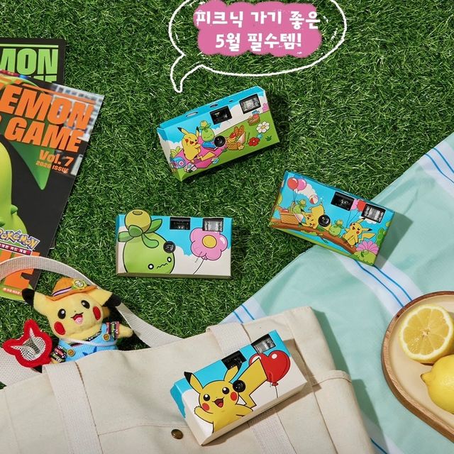 【オリーブヤング×ポケモン】可愛すぎて悶絶!5/1から限定「フィルムカメラ」がもらえる豪華キャンペーン開始