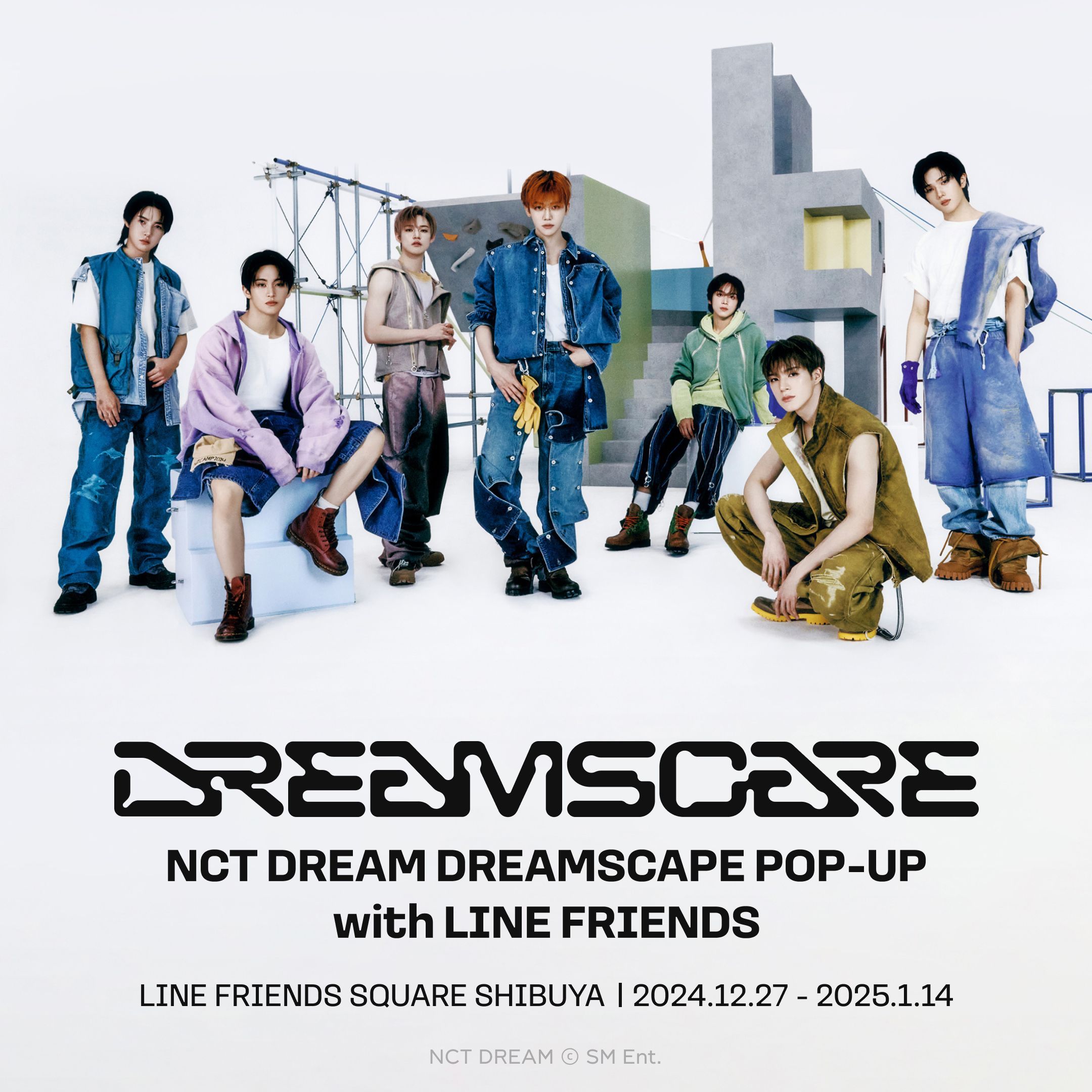 NCT DREAMが『DREAMSCAPE』リリース記念POP-UPを開催！渋谷で12/27スタート