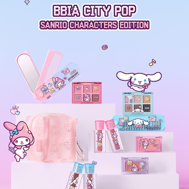 BBIA×サンリオコラボ!レトロなY2Kデザインの「CITY POP」ミニコスメ&限定ノベルティ全種徹底解説