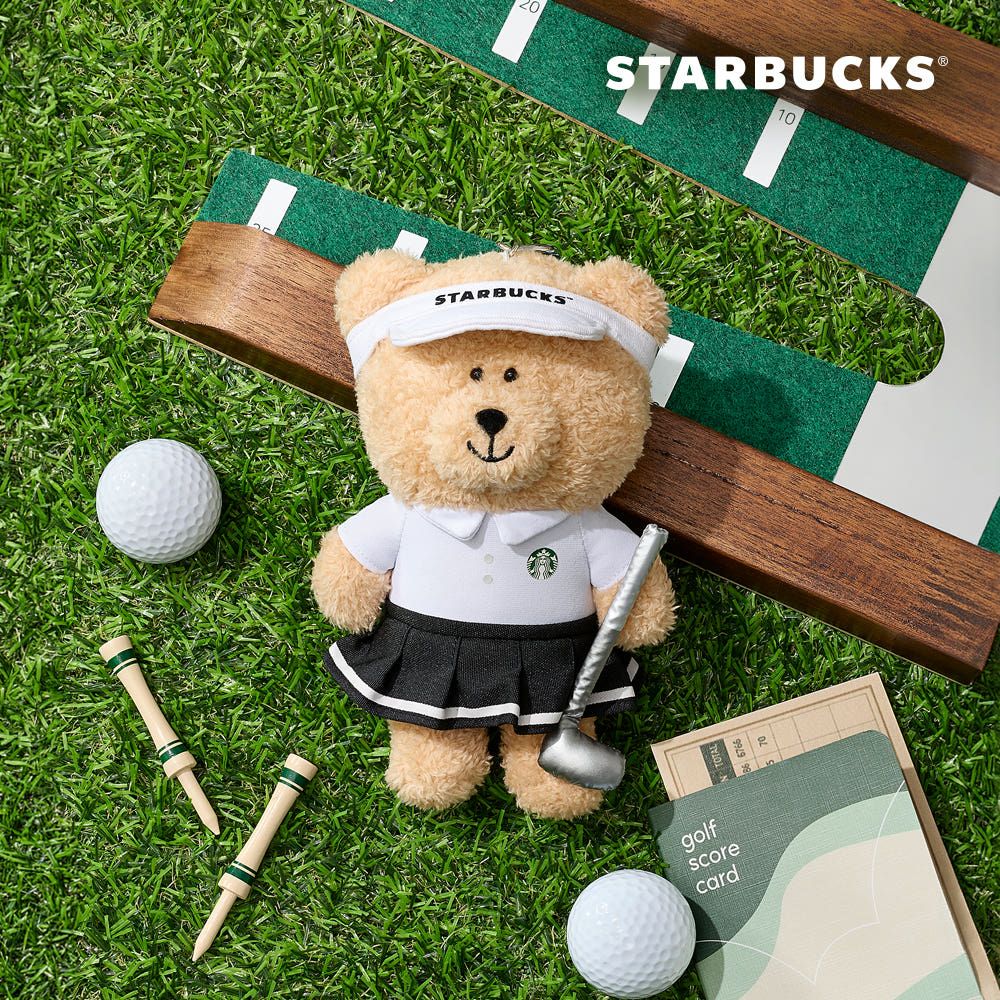 【韓国限定】STARBUCKS ベアリスタ ゴルフ ボールポーチ ゴルフ 【韓国限定】STARBUCKS ベアリスタ ゴルフ ボールポーチ