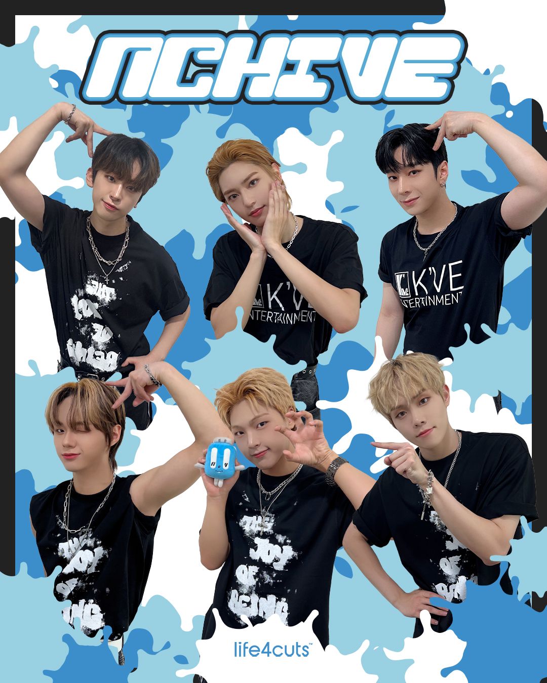 NCHIVE × 人生4カットが初コラボ！ メンバーと撮影している気分を味わえる限定フレームが登場